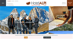 Desktop Screenshot of hotelalpi.it