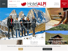 Tablet Screenshot of hotelalpi.it